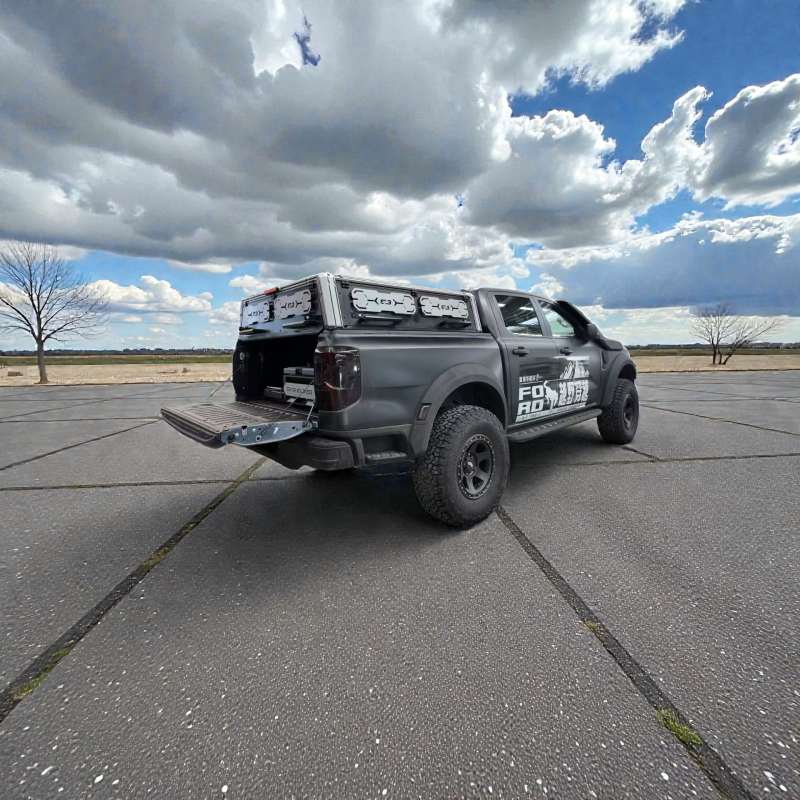 EOB HEAVY-DUTY UTE CANOPY-MID-HEIGHT(ROOF CROSSBARS INCLUDED)