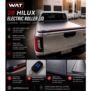 WAT HILUX ELECTRIC ROLLER LID 2026